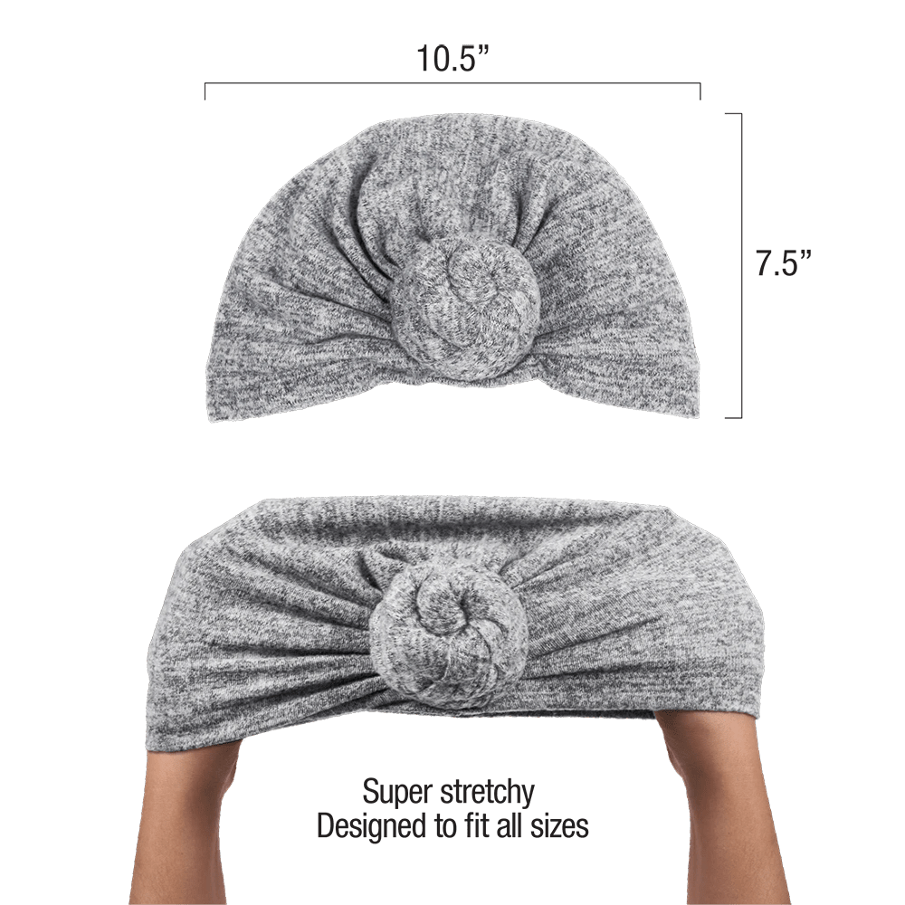 小物 VAKT KNIT TURBAN / GRAY Velvet Twist Headband • Plush Crochet Ear Warmer • Winter Turban