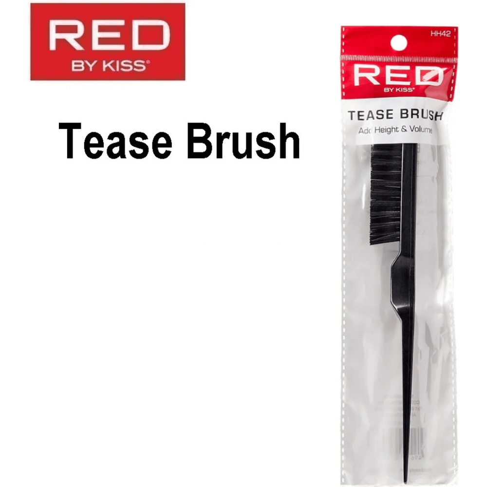 Red by Kiss Tease Brush HH42 – Add Volume, Lift & Texture | Size: Standard Teasing Brush - Beauty Exchange Beauty Supply
