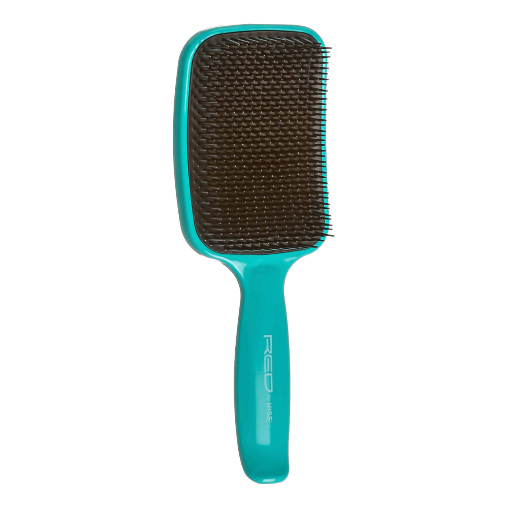 Red by Kiss Two - Tiered Teeth Detangling Brush HH48 – Effortless Detangling for All Hair Types | Size: Detangling Brush - Beauty Exchange Beauty Supply