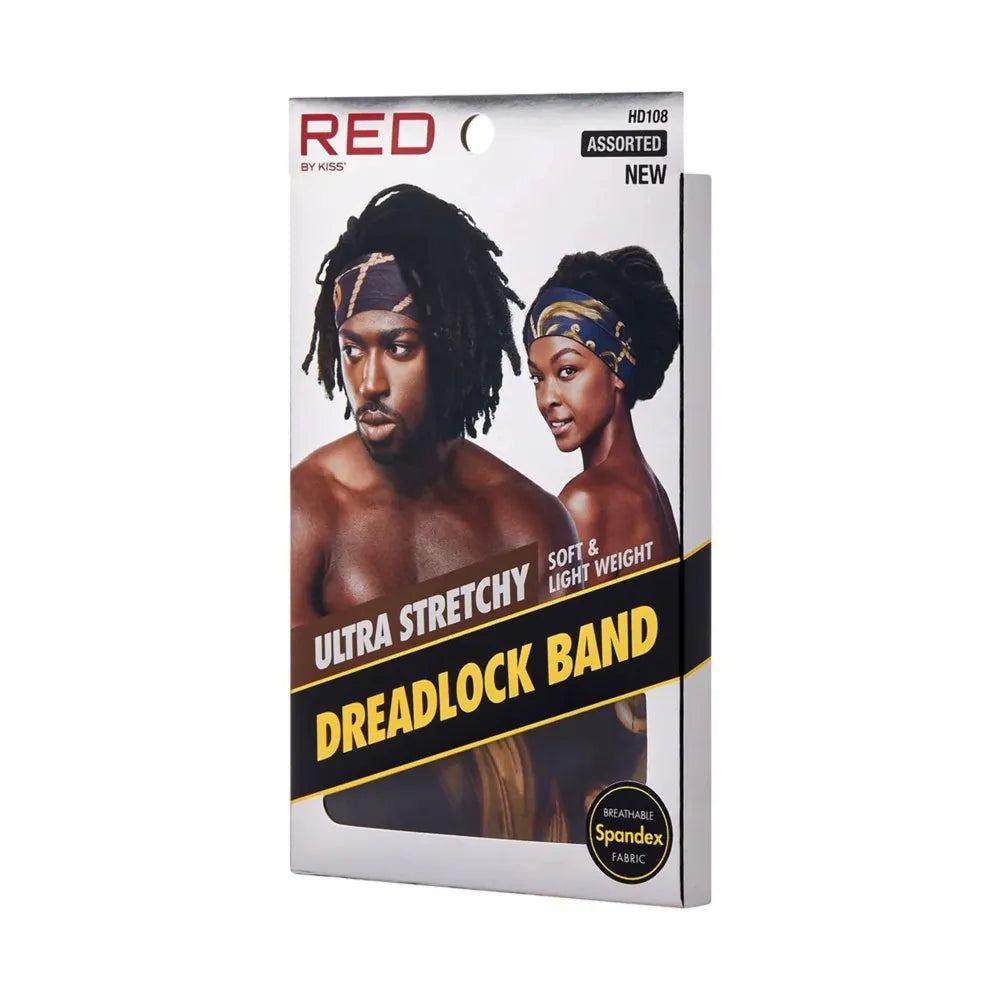 Red by Kiss Ultra Stretchy Dreadlock Band – Strong Hold Without Tension | HD107–HD108 (Black & Assorted) - Beauty Exchange Beauty Supply