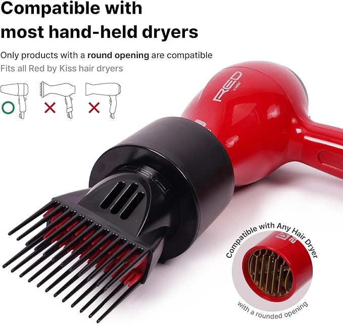 Red by Kiss Universal Blow Dryer Pik Attachment - Beauty Exchange Beauty Supply