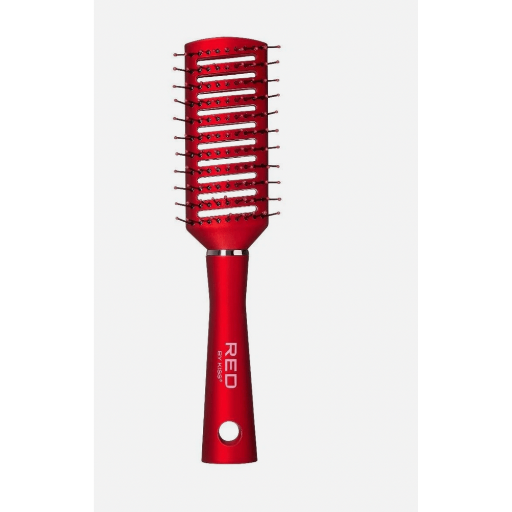 Red by Kiss Vent Brush HH15 – Professional Blow Drying Brush for Faster Drying & Smooth Styling (Lightweight, Durable Design) - Beauty Exchange Beauty Supply