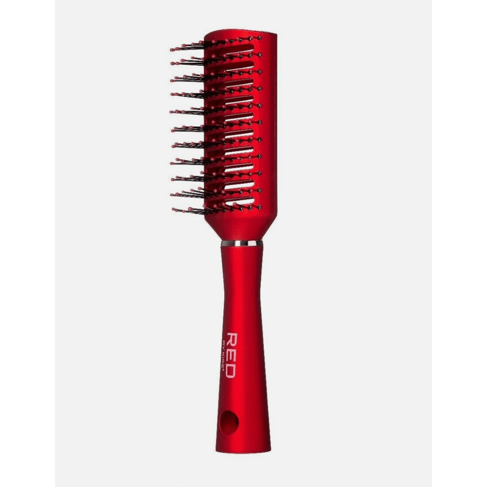 Red by Kiss Vent Brush HH15 – Professional Blow Drying Brush for Faster Drying & Smooth Styling (Lightweight, Durable Design) - Beauty Exchange Beauty Supply
