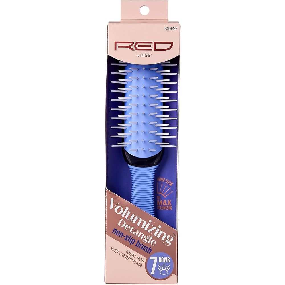 Red by Kiss Volumizing Detangle Non - Slip Brush BSH40 – Tangle - Free Glide with Root - Lifting Volume | Size: Full Detangle - Beauty Exchange Beauty Supply