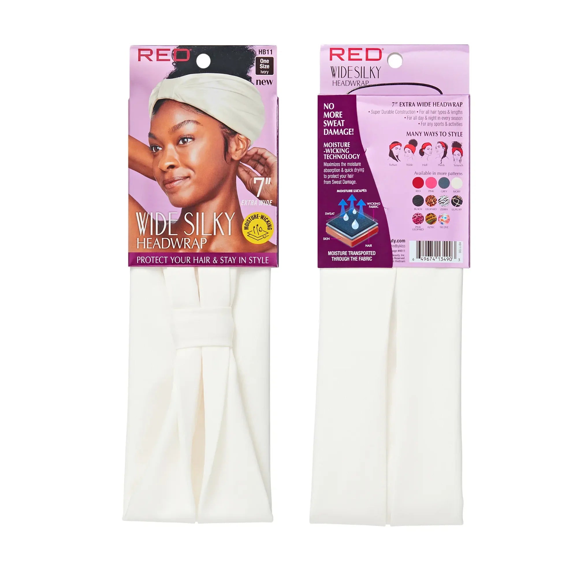 Red by Kiss Wide Silky Head Wrap - Beauty Exchange Beauty Supply