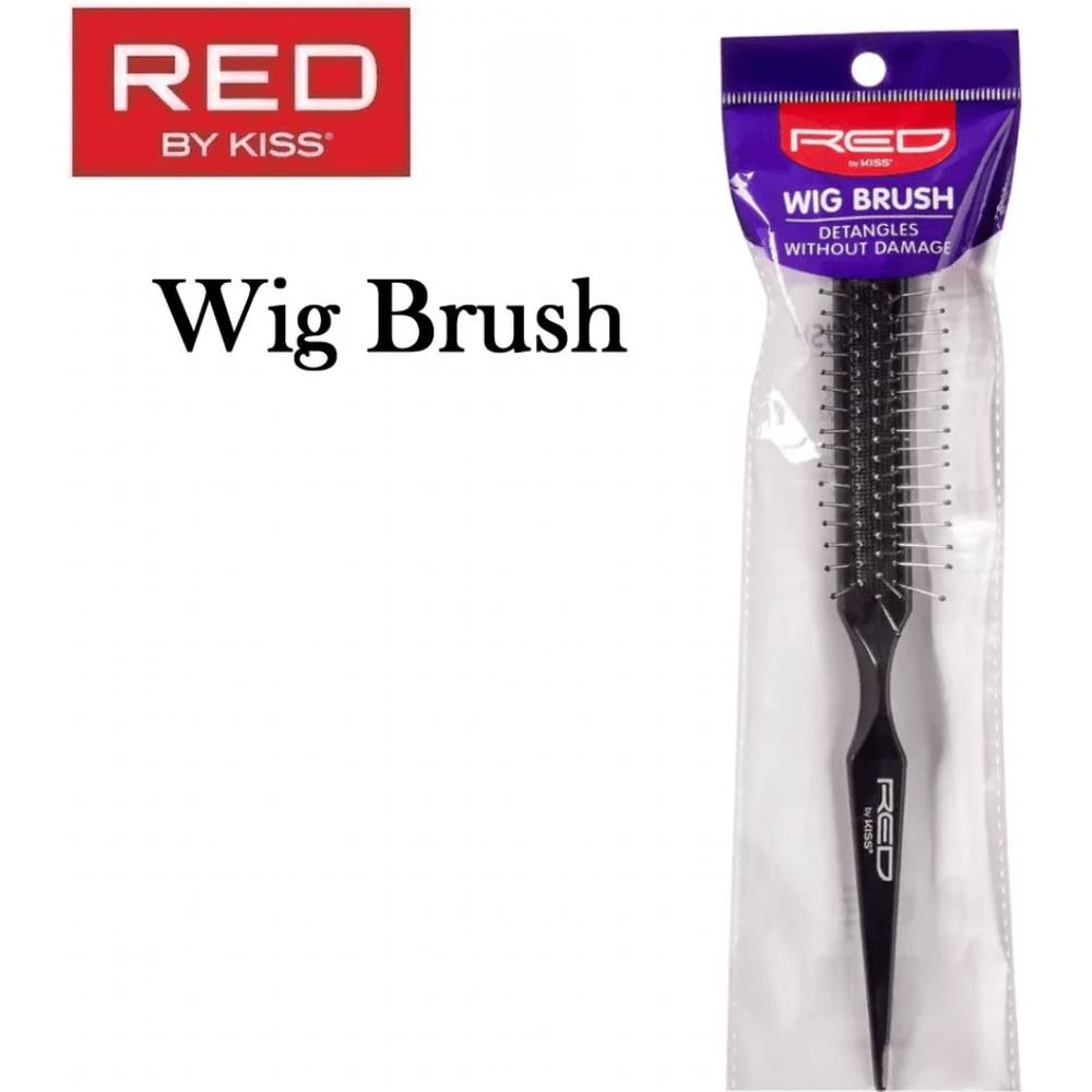 Red by Kiss Wig Brush HH41 – Gentle Wig Care for Synthetic & Human Hair | Size: Standard Brush - Beauty Exchange Beauty Supply