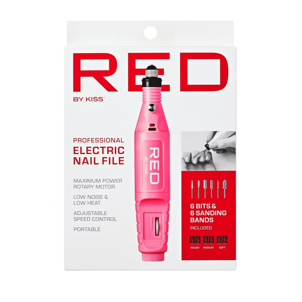 RED Electric Nail File – Black & Pink - Beauty Exchange Beauty Supply