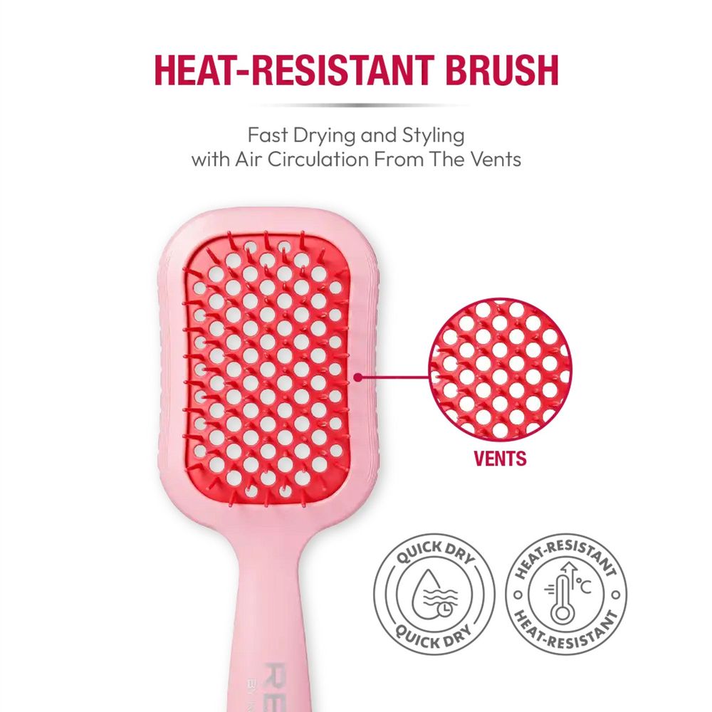 RED Gentle Vent Brush – Pink, Purple, Green - Beauty Exchange Beauty Supply