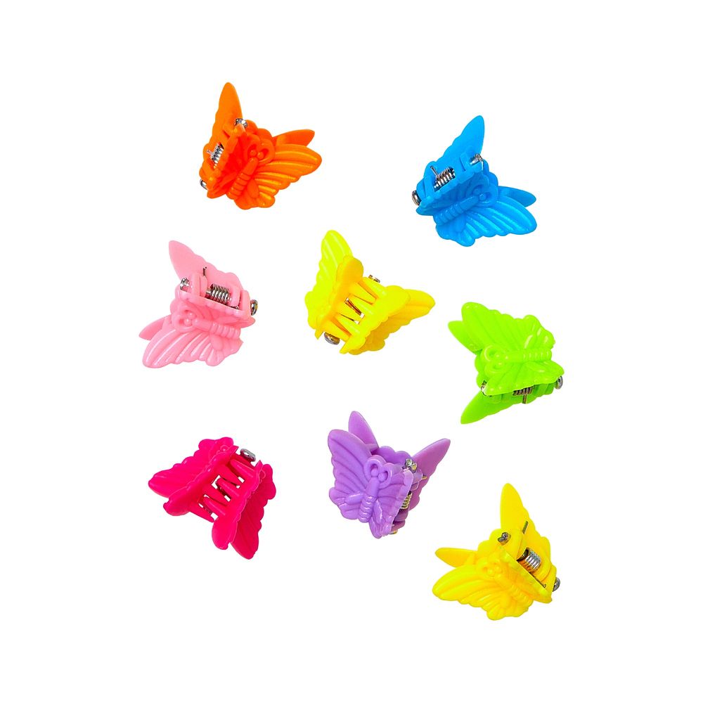 RED Kids Chrome Claw Hair Clips – (18pc & 30pc Sets) - Beauty Exchange Beauty Supply