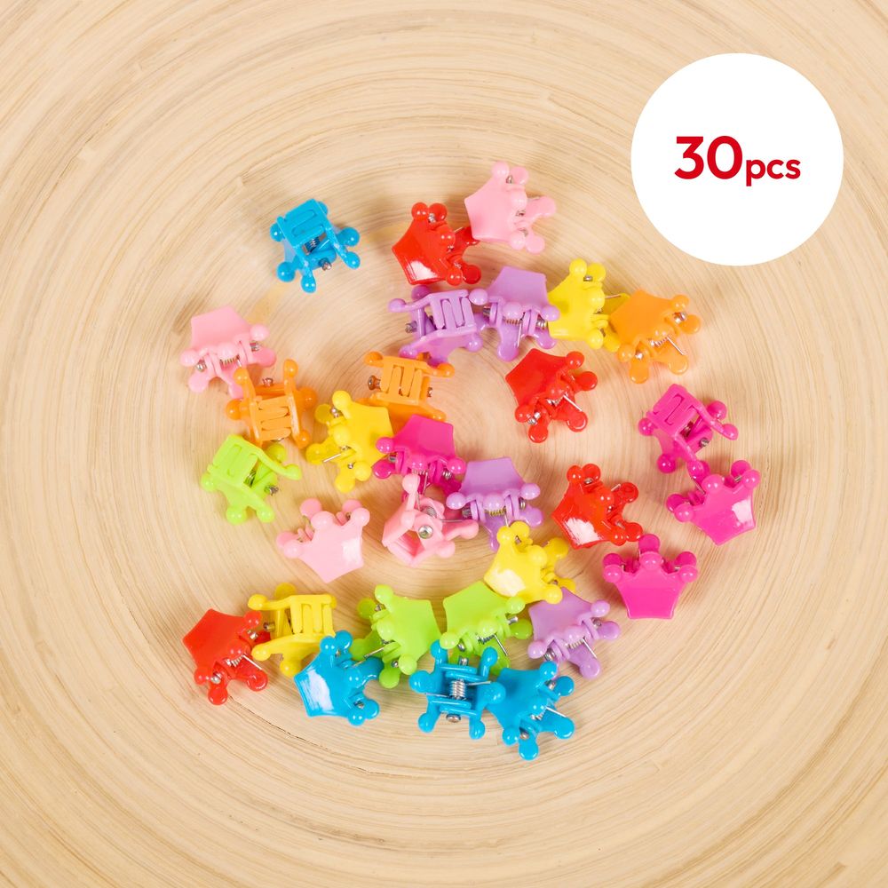 RED Kids Chrome Claw Hair Clips – (18pc & 30pc Sets) - Beauty Exchange Beauty Supply