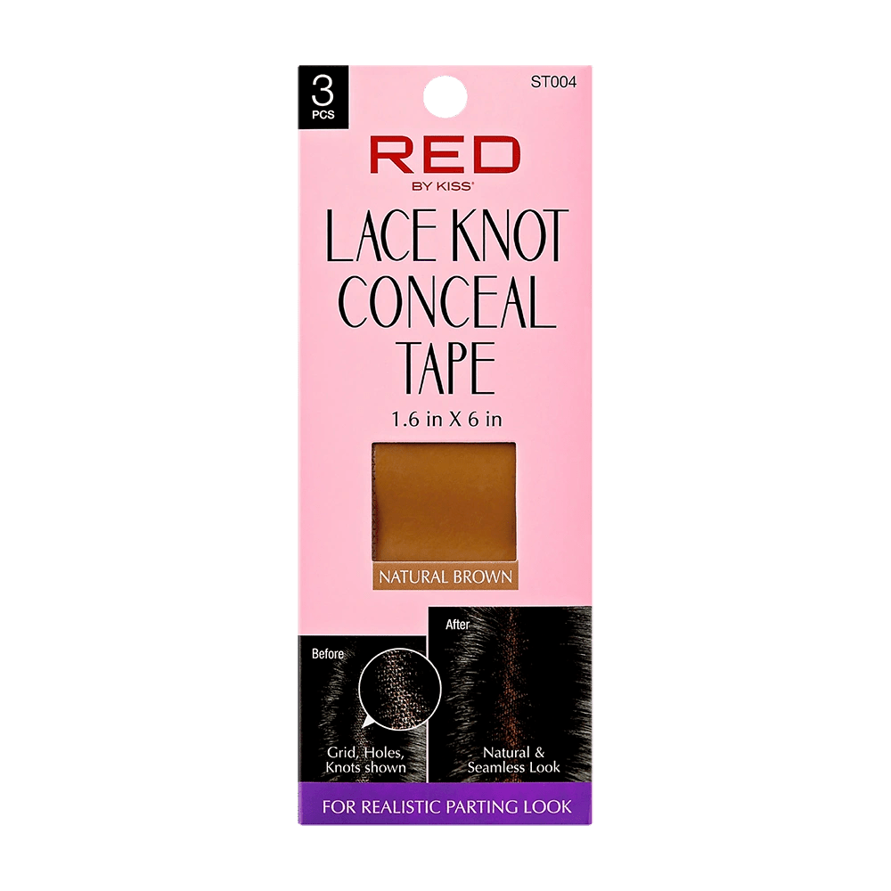 Red Lace Knot Conceal Tape – 3pcs Pack for Wig Lace Blending - Beauty Exchange Beauty Supply