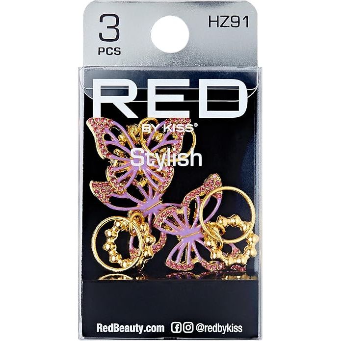RED Luxury Hair Braid Charm – Assorted Styles HZ85–HZ95 - Beauty Exchange Beauty Supply