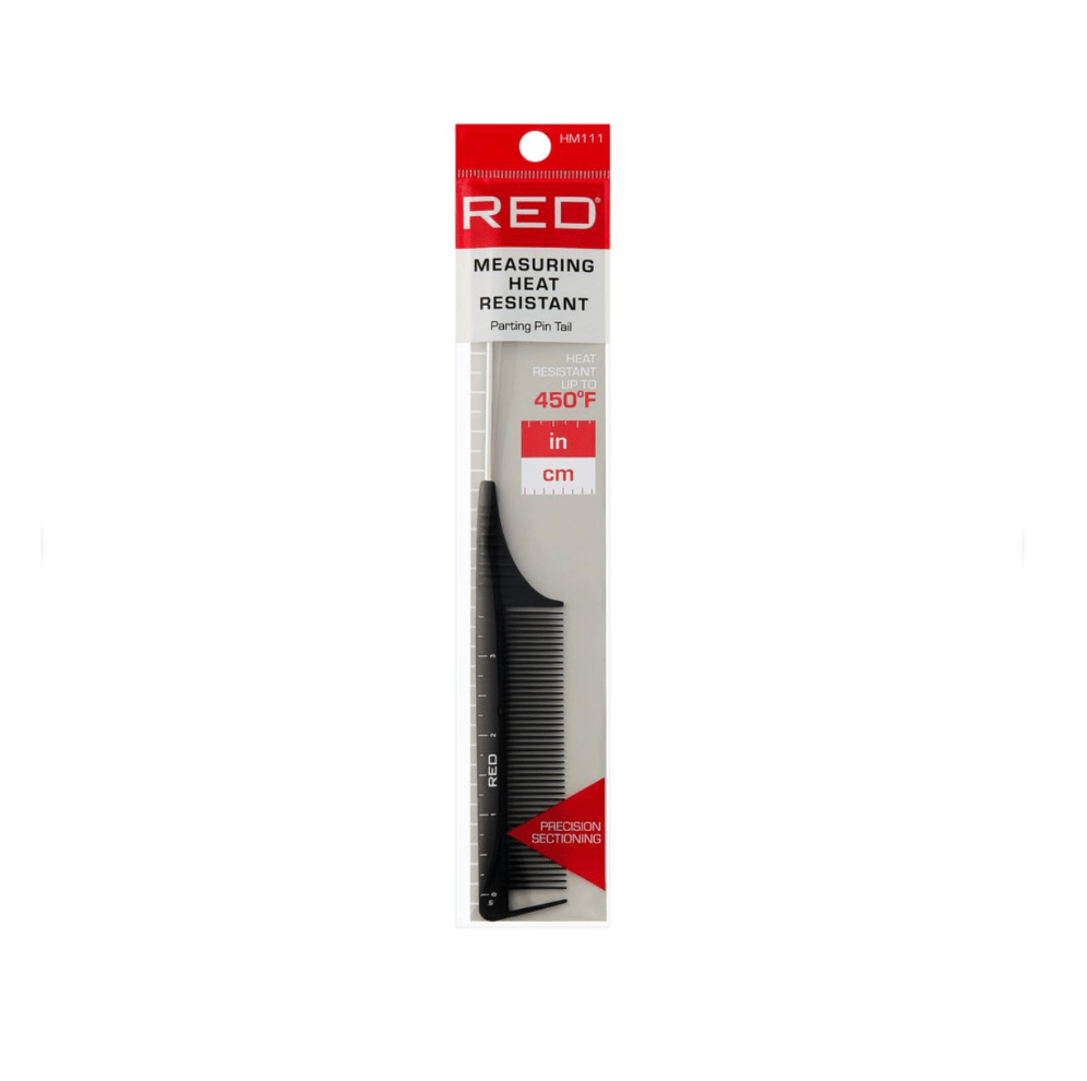 Red Measuring Precision Sectioning Comb - Beauty Exchange Beauty Supply