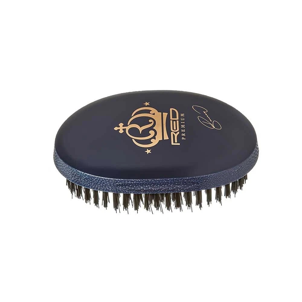 RED Premium Pocket Wave X Bow Wow Curved Bristle Brush BR33 – Portable Design for Precise Wave Definition - Beauty Exchange Beauty Supply