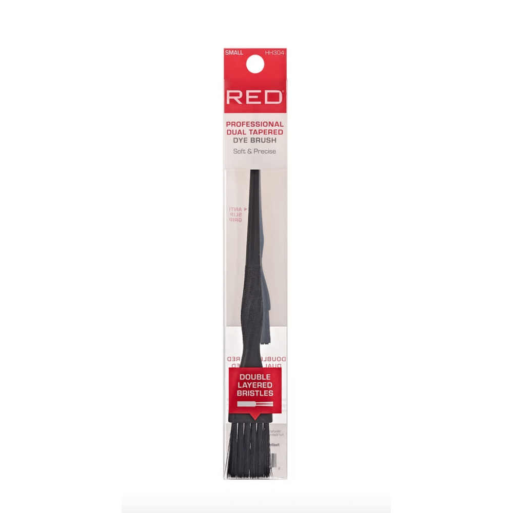 Red Professional Dual Tapered Dye Brush Small - Beauty Exchange Beauty Supply