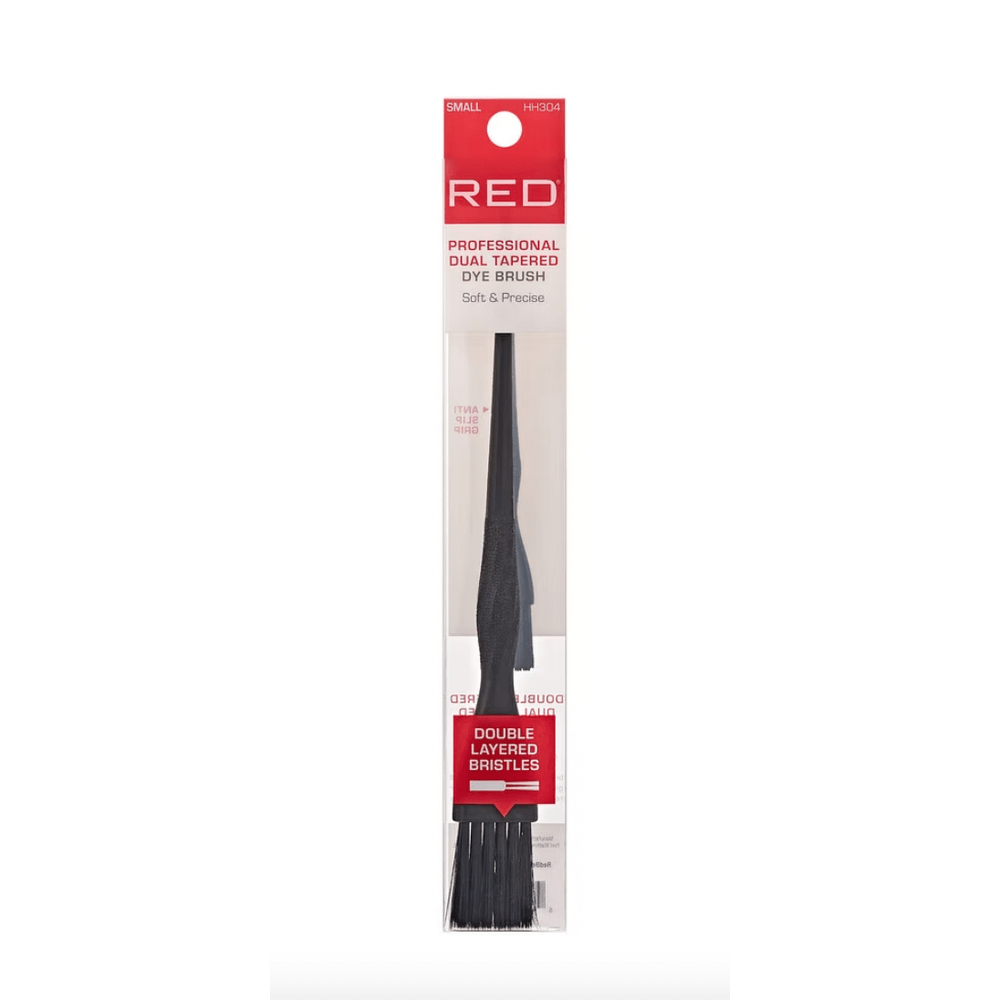 Red Professional Dual Tapered Dye Brush Small - Beauty Exchange Beauty Supply