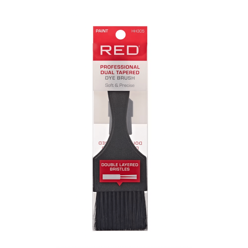 Red Professional Dual Tapered Dye Paint Brush - Beauty Exchange Beauty Supply