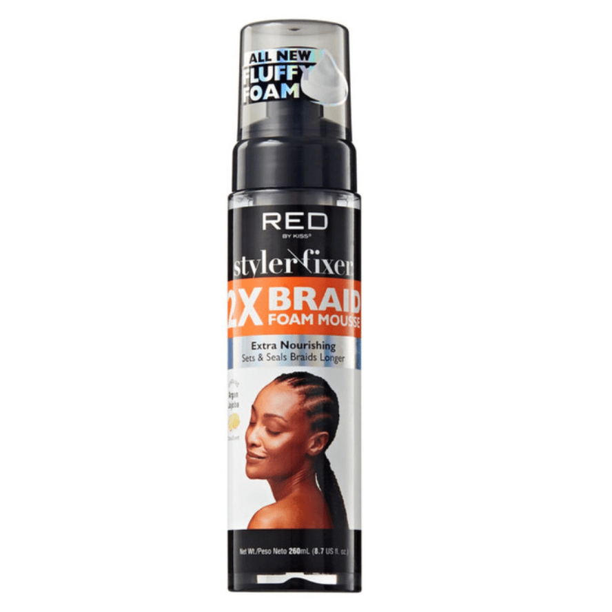 RED Styler Fixer Braid Foam Mousse – 8.7oz - Beauty Exchange Beauty Supply