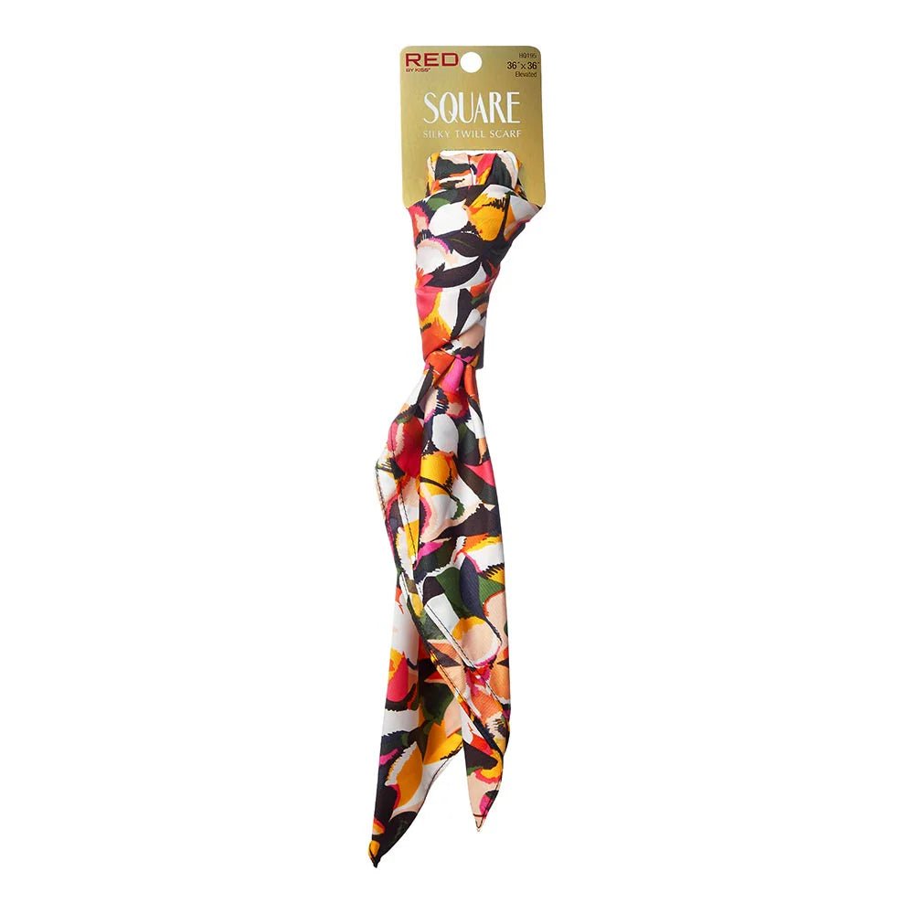 RED Woven Silky Satin Square Scarf - Beauty Exchange Beauty Supply