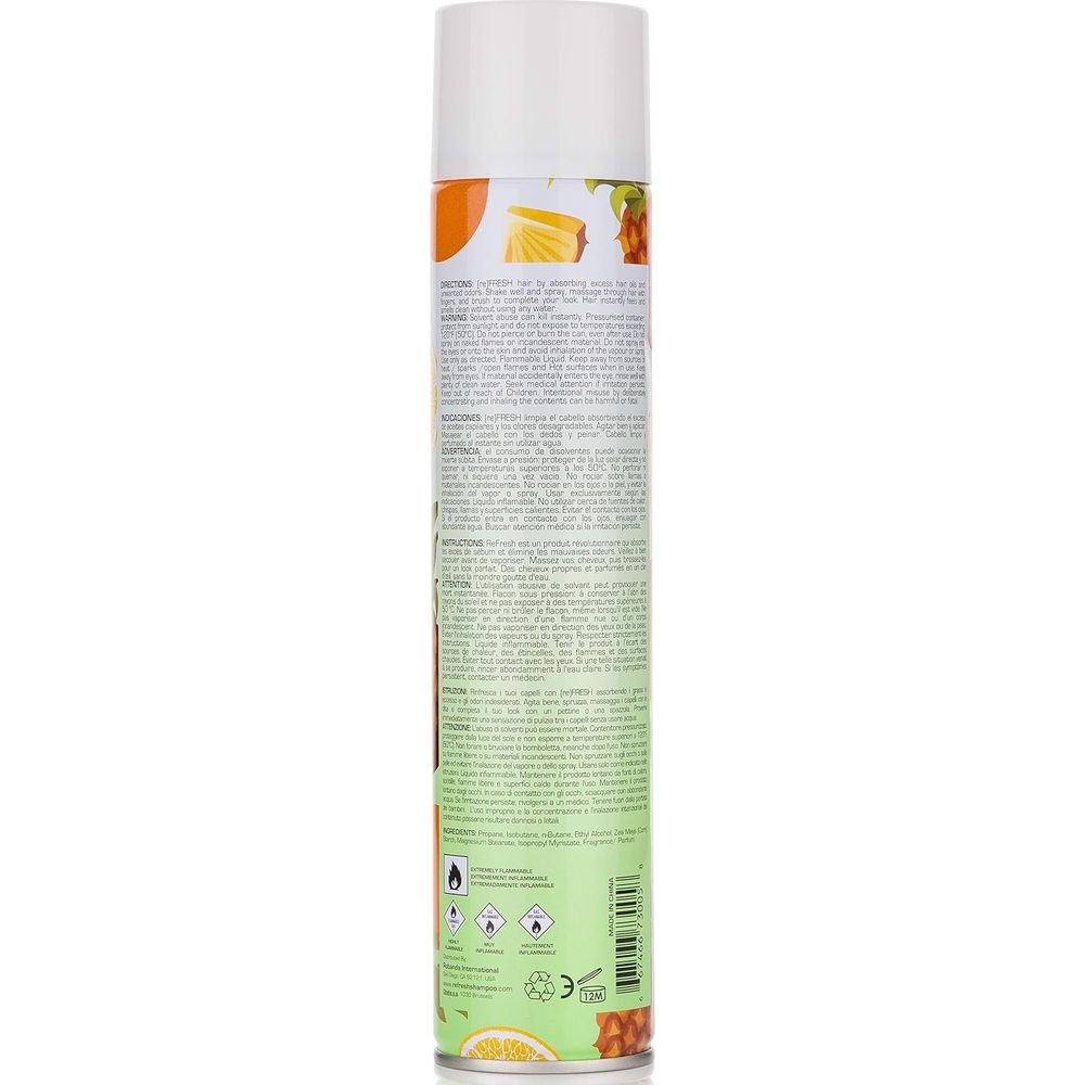 Refresh Dry Shampoo – Tropical Coconut, Flower Powder, Sweet Vanilla & Summer Breeze – 11.55 oz - Beauty Exchange Beauty Supply