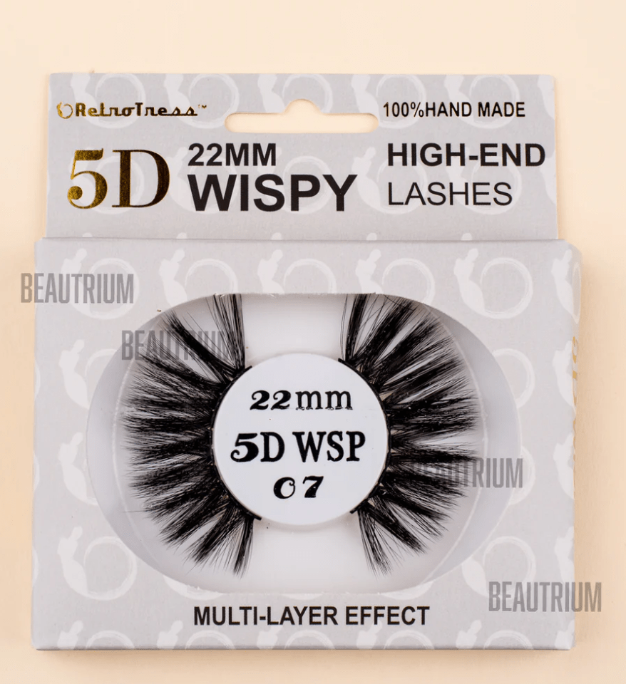 RetroTress 5D Mink Lashes 22mm – Wispy Styles 01–22 - Beauty Exchange Beauty Supply