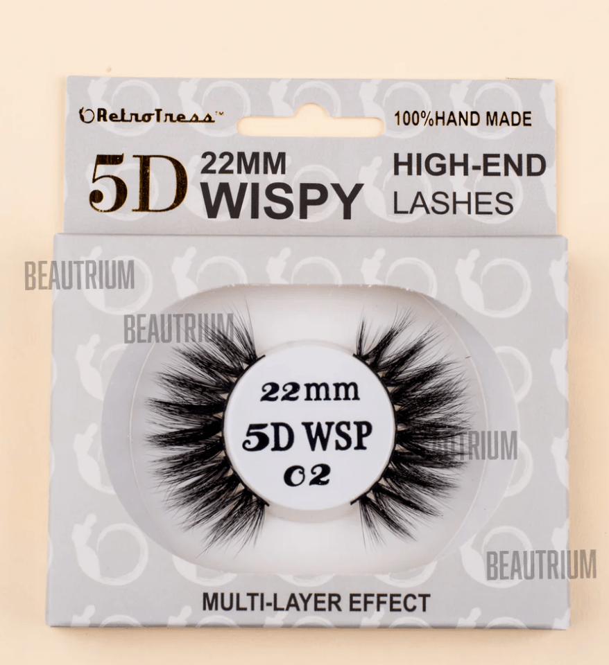 RetroTress 5D Mink Lashes 22mm – Wispy Styles 01–22 - Beauty Exchange Beauty Supply