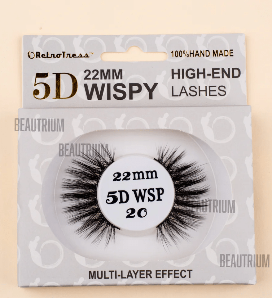 RetroTress 5D Mink Lashes 22mm – Wispy Styles 01–22 - Beauty Exchange Beauty Supply