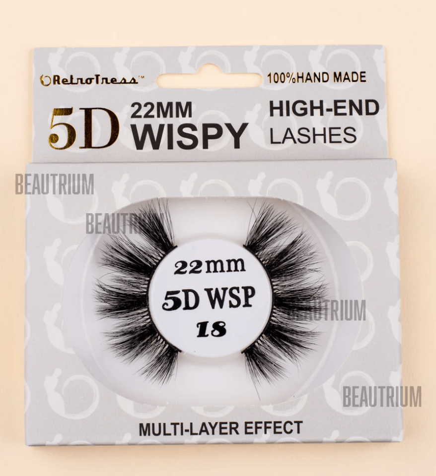 RetroTress 5D Mink Lashes 22mm – Wispy Styles 01–22 - Beauty Exchange Beauty Supply