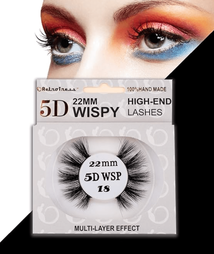 RetroTress 5D Mink Lashes 22mm – Wispy Styles 01–22 - Beauty Exchange Beauty Supply