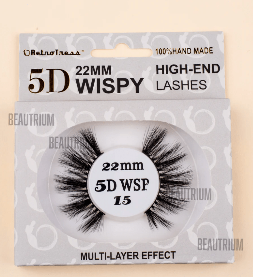 RetroTress 5D Mink Lashes 22mm – Wispy Styles 01–22 - Beauty Exchange Beauty Supply