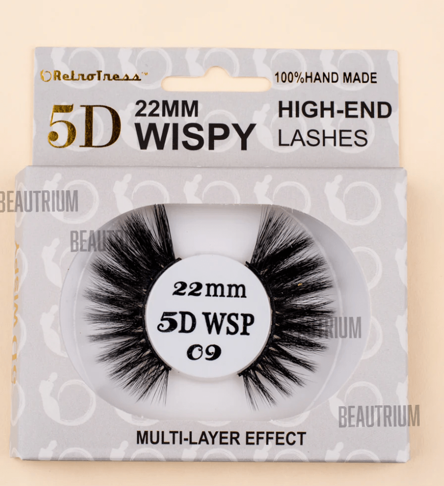 RetroTress 5D Mink Lashes 22mm – Wispy Styles 01–22 - Beauty Exchange Beauty Supply