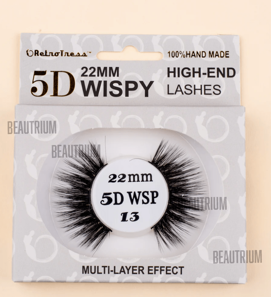 RetroTress 5D Mink Lashes 22mm – Wispy Styles 01–22 - Beauty Exchange Beauty Supply