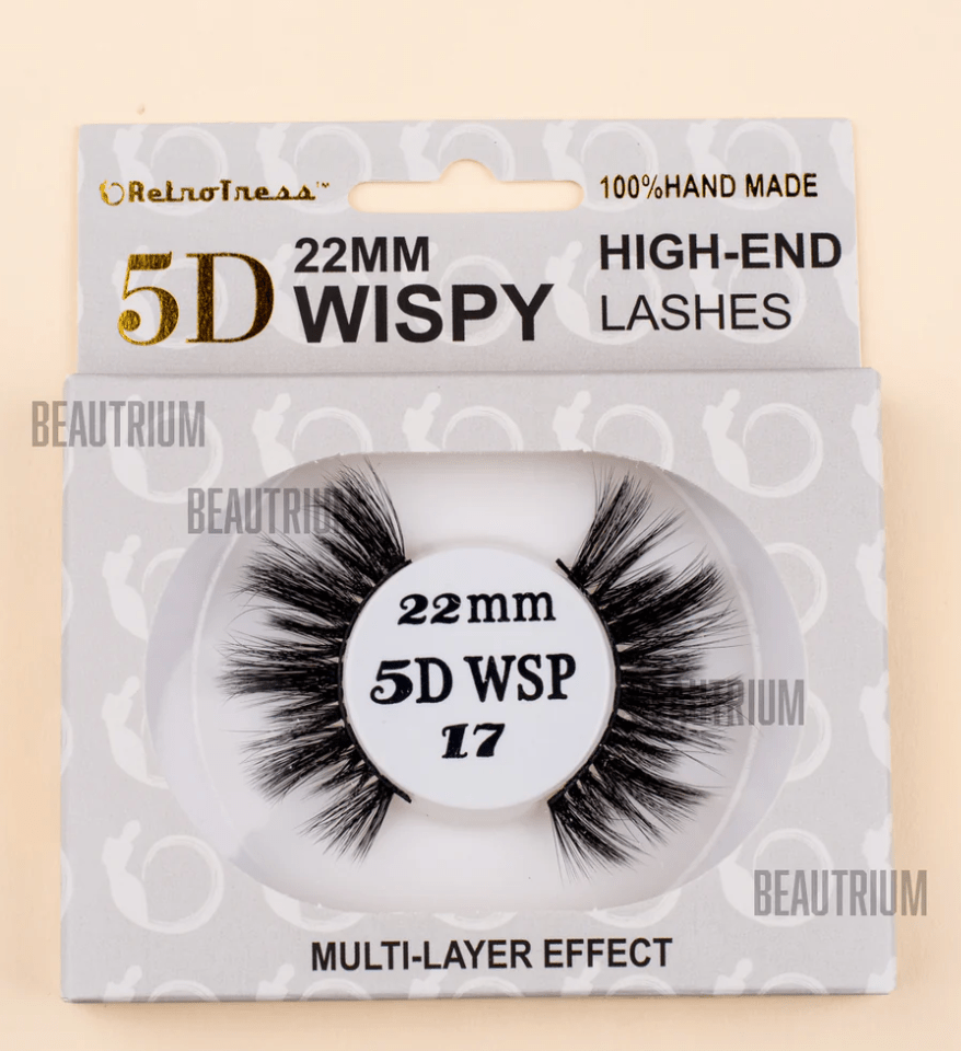RetroTress 5D Mink Lashes 22mm – Wispy Styles 01–22 - Beauty Exchange Beauty Supply