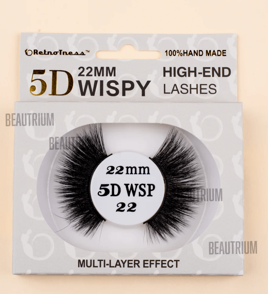 RetroTress 5D Mink Lashes 22mm – Wispy Styles 01–22 - Beauty Exchange Beauty Supply