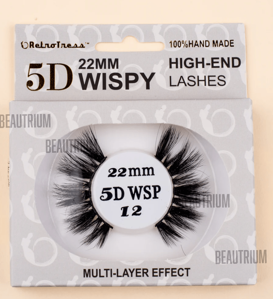 RetroTress 5D Mink Lashes 22mm – Wispy Styles 01–22 - Beauty Exchange Beauty Supply