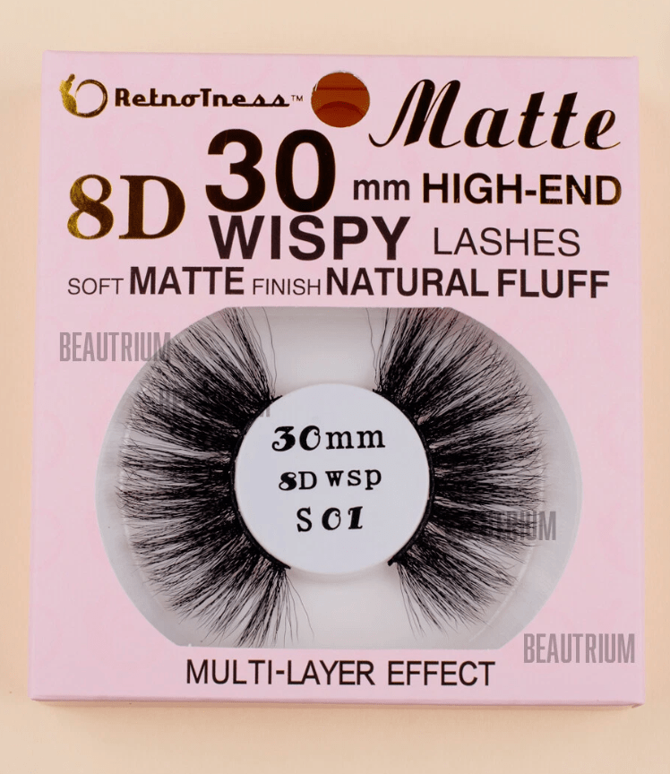 RetroTress 8D Wispy Matte Lashes 30mm – Styles 01–30 - Beauty Exchange Beauty Supply
