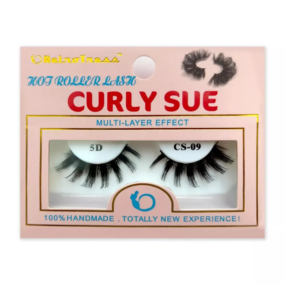 Retrotress Curly Sue Lashes – Hot Roller Lash Salon Extension Look | 100% Handmade | Available in Sizes #1 - #30 - Beauty Exchange Beauty Supply