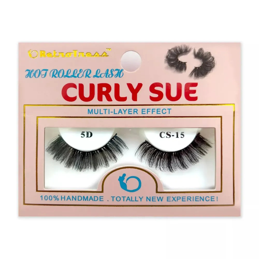 Retrotress Curly Sue Lashes – Hot Roller Lash Salon Extension Look | 100% Handmade | Available in Sizes #1 - #30 - Beauty Exchange Beauty Supply