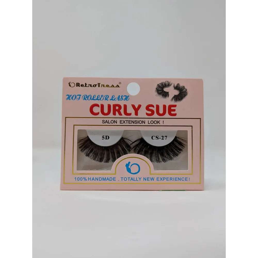 Retrotress Curly Sue Lashes – Hot Roller Lash Salon Extension Look | 100% Handmade | Available in Sizes #1 - #30 - Beauty Exchange Beauty Supply