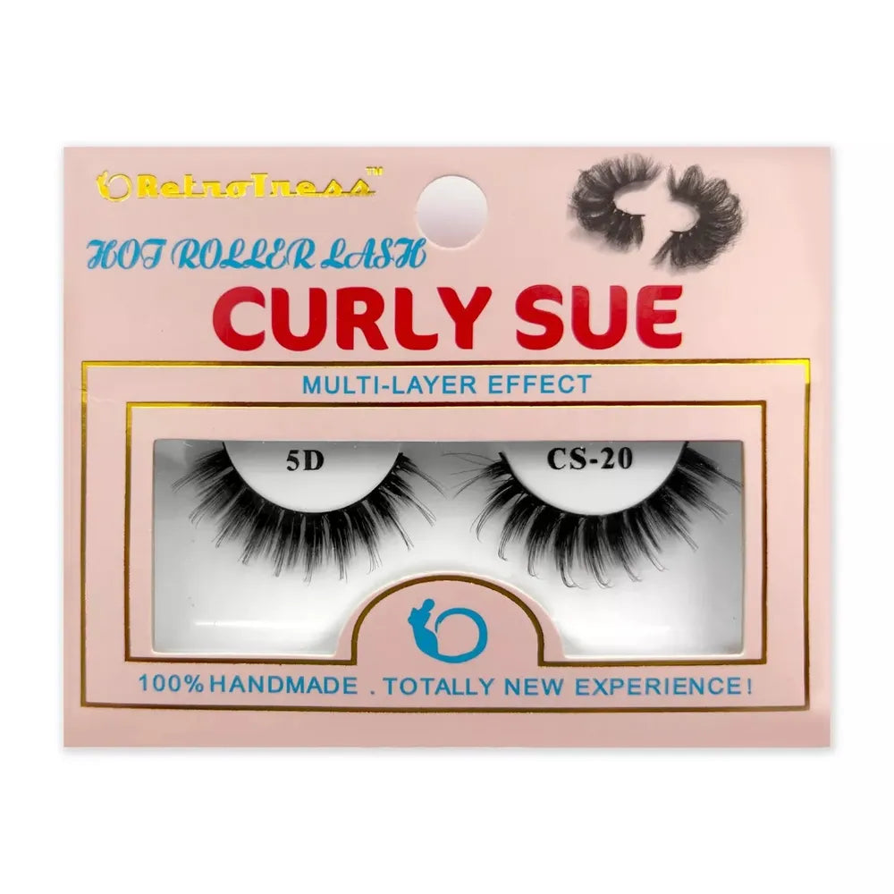 Retrotress Curly Sue Lashes – Hot Roller Lash Salon Extension Look | 100% Handmade | Available in Sizes #1 - #30 - Beauty Exchange Beauty Supply