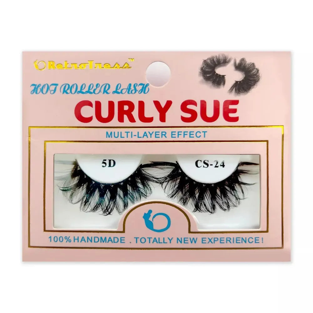 Retrotress Curly Sue Lashes – Hot Roller Lash Salon Extension Look | 100% Handmade | Available in Sizes #1 - #30 - Beauty Exchange Beauty Supply