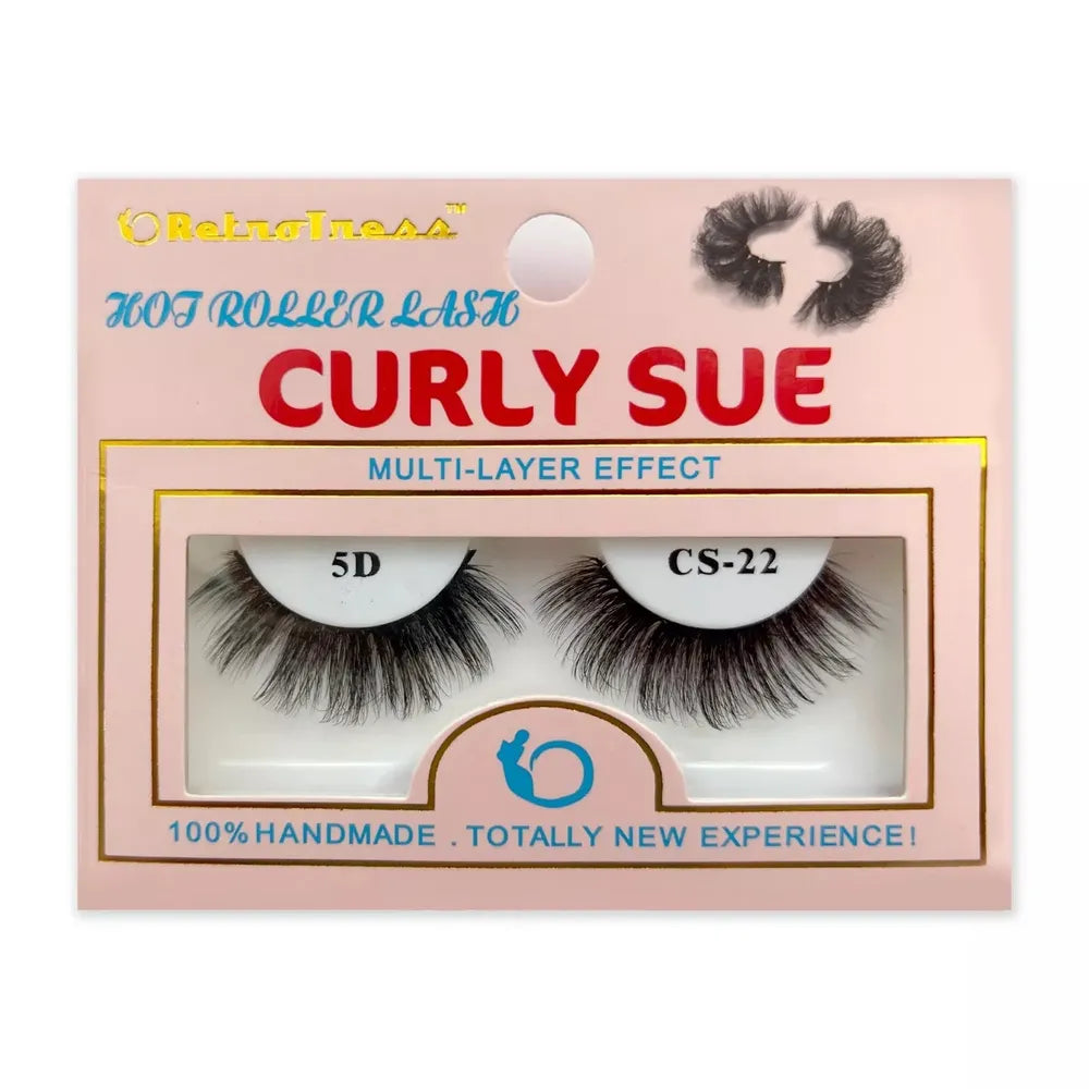 Retrotress Curly Sue Lashes – Hot Roller Lash Salon Extension Look | 100% Handmade | Available in Sizes #1 - #30 - Beauty Exchange Beauty Supply
