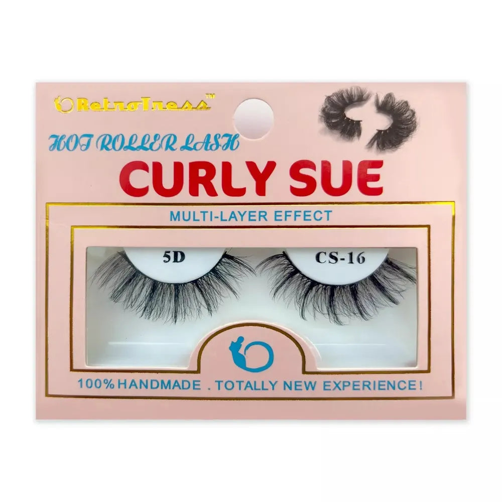 Retrotress Curly Sue Lashes – Hot Roller Lash Salon Extension Look | 100% Handmade | Available in Sizes #1 - #30 - Beauty Exchange Beauty Supply