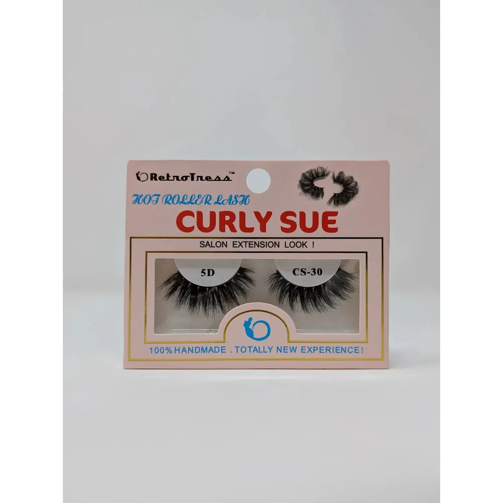 Retrotress Curly Sue Lashes – Hot Roller Lash Salon Extension Look | 100% Handmade | Available in Sizes #1 - #30 - Beauty Exchange Beauty Supply