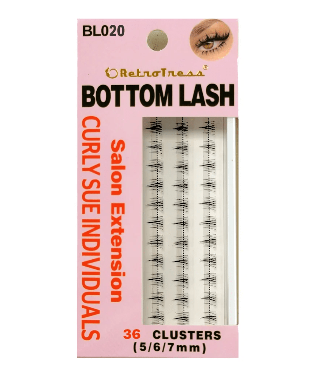 RetroTress DIY Individual Clusters – Bottom Lash - Beauty Exchange Beauty Supply