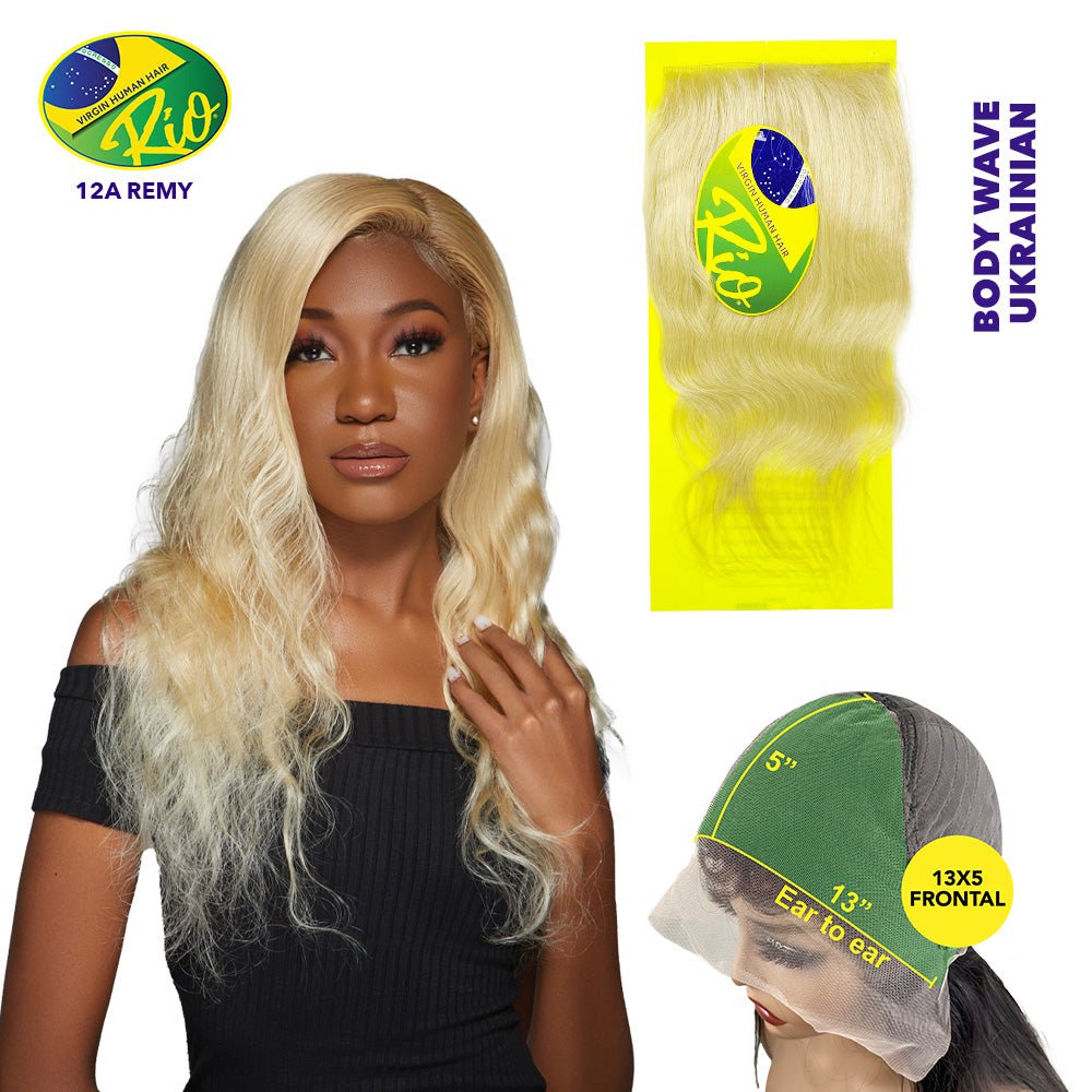 Rio 100% Virgin Human Hair Body Wave 13x5 Frontal - Ukranian - Beauty Exchange Beauty Supply