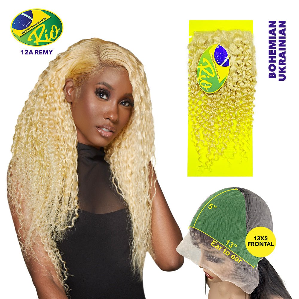 Rio 100% Virgin Human Hair Bohemian 13x5 Frontal - Ukranian - Beauty Exchange Beauty Supply