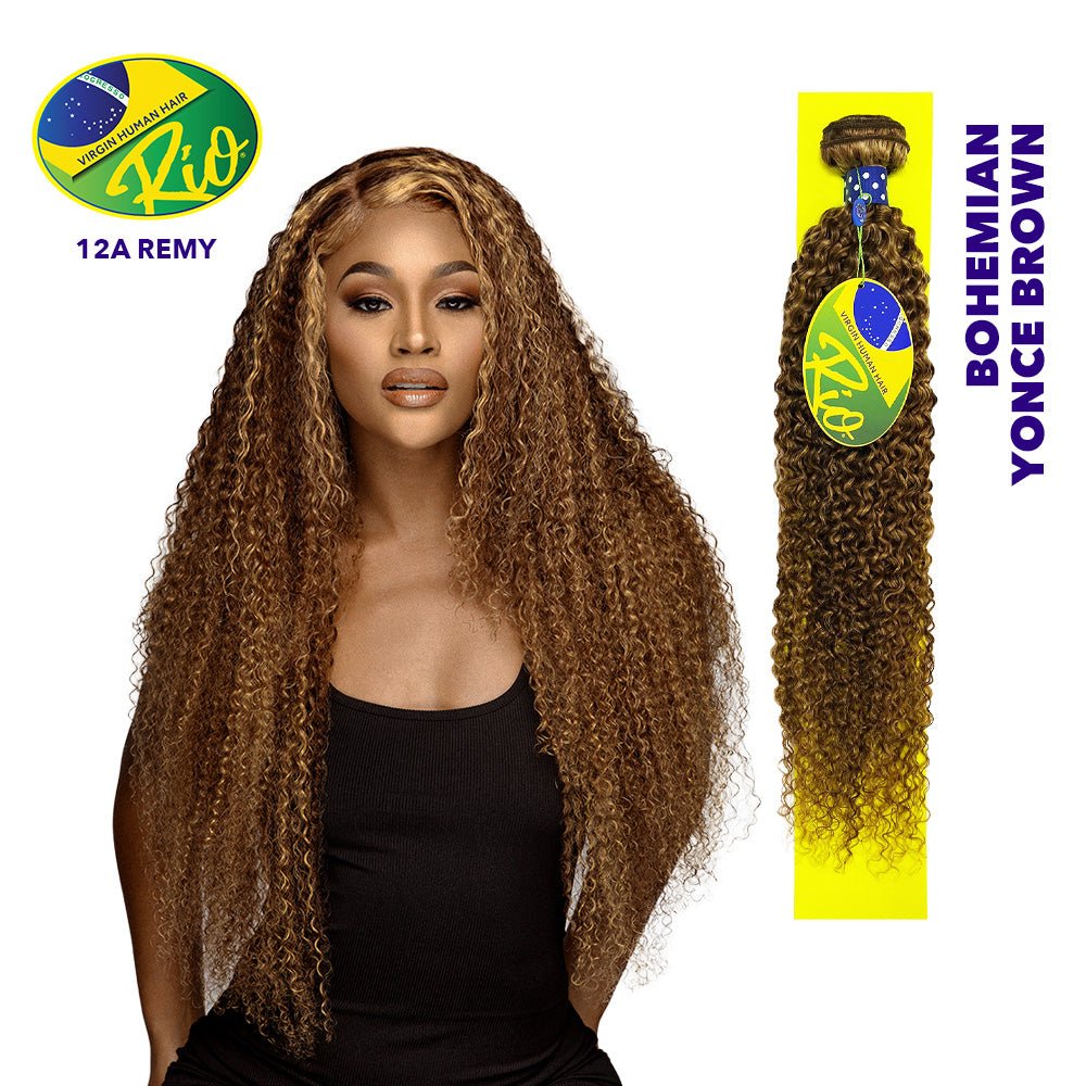 Rio 100% Virgin Human Hair Bohemian Bundles - Yonce Brown - Beauty Exchange Beauty Supply