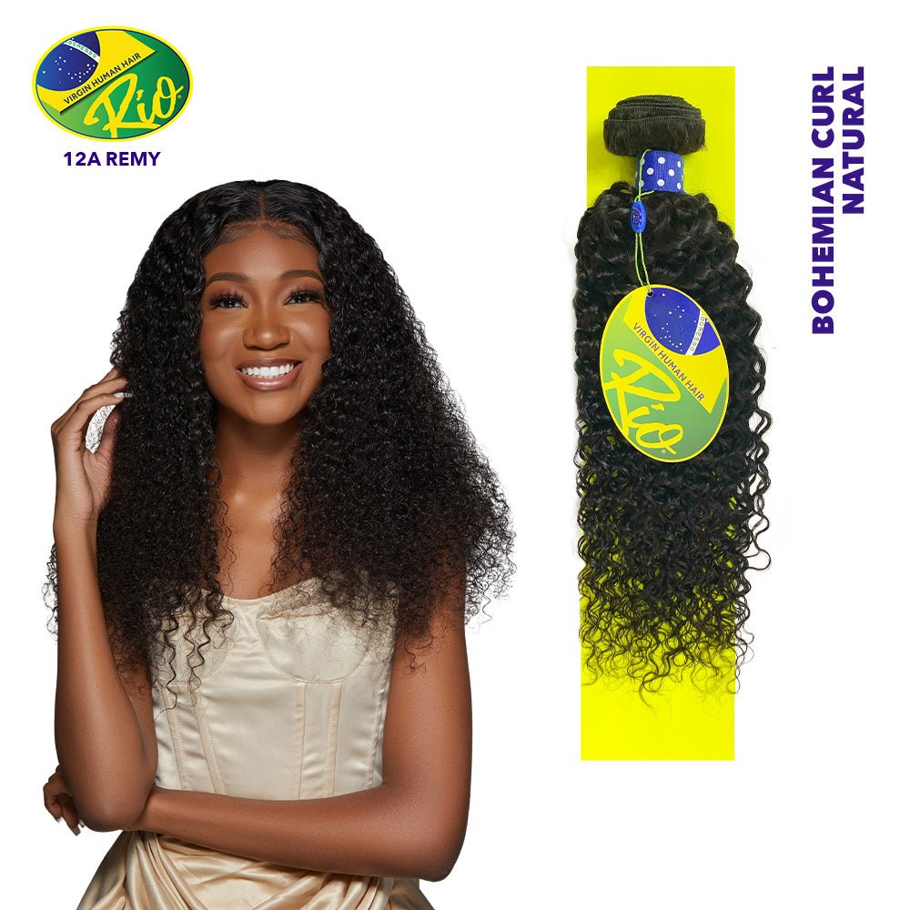 Rio 100% Virgin Human Hair Bohemian Single Bundles - Natural Color - Beauty Exchange Beauty Supply