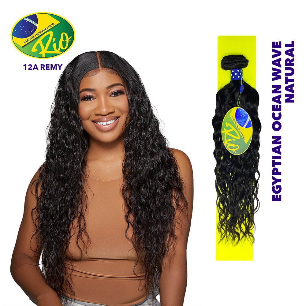 Rio 100% Virgin Human Hair Egyptian Ocean Wave Single Bundles - Natural Color - Beauty Exchange Beauty Supply